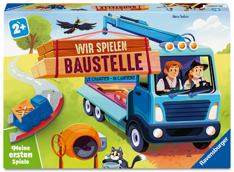 Wir spielen Baustelle - Kinderspiel ab 2 Jahre - Marco Teubner