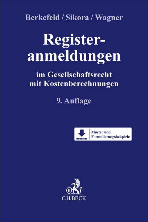 Registeranmeldungen - Sebastian Berkefeld, Markus Sikora, Christoph Wagner