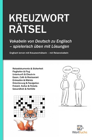 Kreuzworträtsel Deutsch - Englisch mit Reisevokabeln