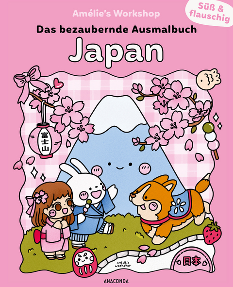 Süß und flauschig: Japan - das bezaubernde Ausmalbuch