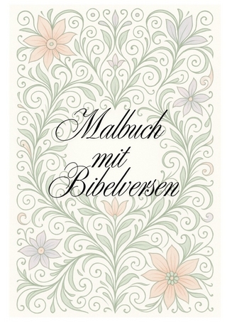 Malbuch mit Bibelversen