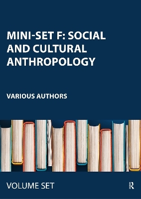 Mini-set F: Social and Cultural Anthropology -  Various authors