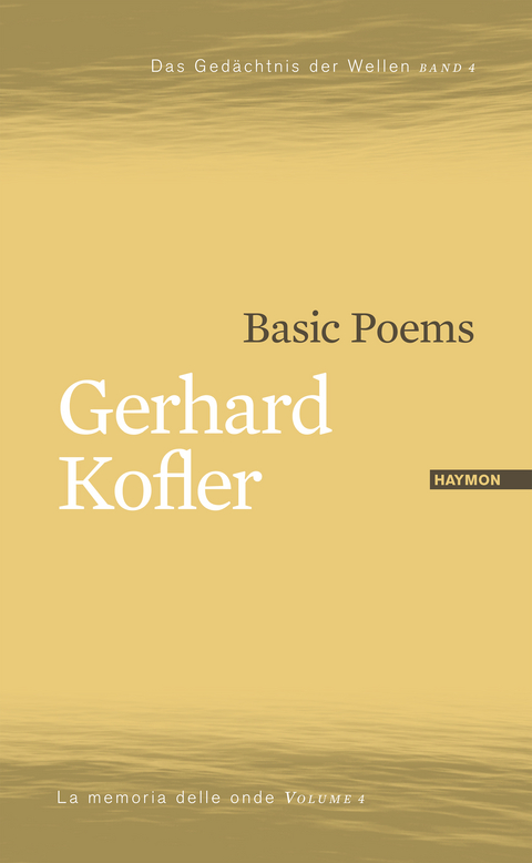 Basic Poems - Gerhard Kofler