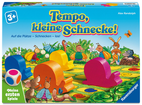 Tempo, kleine Schnecke! - Kinderspiel ab 3 Jahre - Alex Randolph