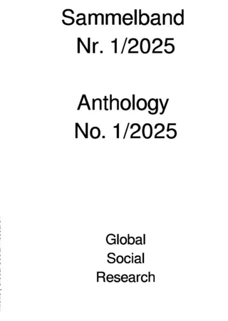 Sammelband Nr. 1/2025 Anthology No. 1/2025