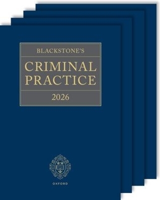 Blackstone's Criminal Practice 2026 (All Supplements Pack) - KC (Hon) Ormerod CBE  David, David Perry KC