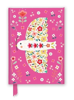 Bee Brown: Pink Floral Dove (Foiled Journal)