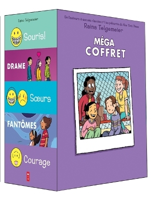 M&eacute;ga Coffret Raina: Souris!, Soeurs, Drame, Fant&ocirc;mes, Courage - Raina Telgemeier