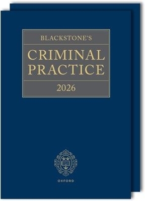 Blackstone's Criminal Practice 2026 - KC (Hon) Ormerod CBE  David, David Perry KC