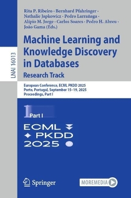 Machine Learning and Knowledge Discovery in Databases. Research Track - 