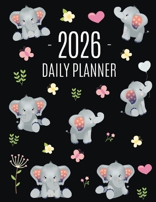 Baby Elephant Planner 2026 - Happy Oak Tree Press