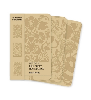 Nina Pace Set of 3 Mini Craft Notebooks