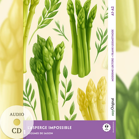 L'Asperge impossible - Französische Krimi-Lektüre A1-A2 (+ Audio-CD) - Louise Delaunay