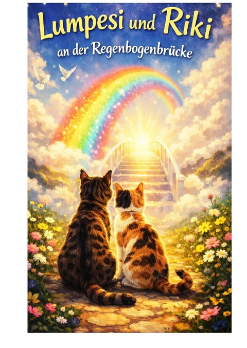 Lumpesi und Riki an der Regenbogenbr&uuml;cke - Lucy Erd