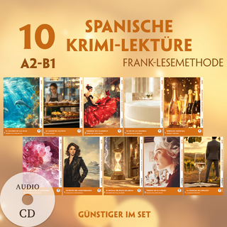 10 Spanische Krimi-Lektüre A2-B1 (10 Bücher + 10 Audio-CDs)