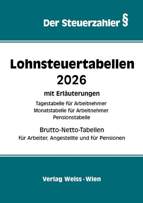 Lohnsteuertabellen 2026