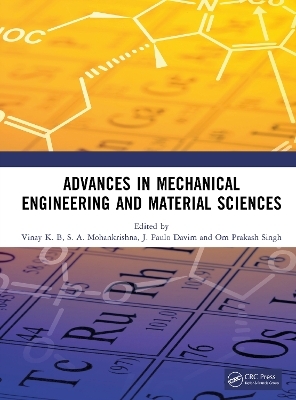 Advances in Mechanical Engineering and Material Sciences - 