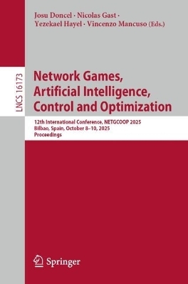Network Games, Artificial Intelligence, Control and Optimization