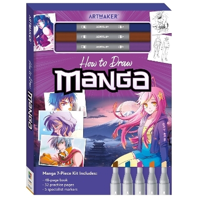 Art Maker Essentials How to Draw Manga Kit - Hinkler Pty Ltd