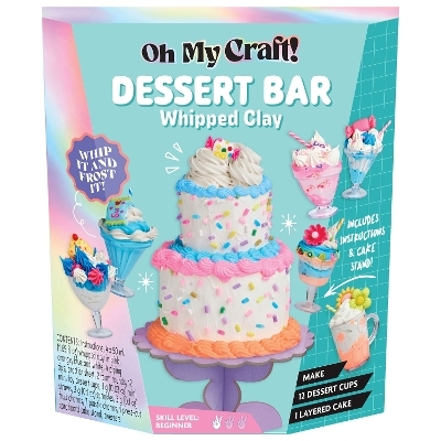 OMC! Mini Desserts Whipped Clay Kit - Hinkler Pty Ltd