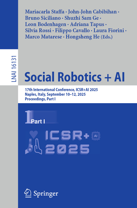 Social Robotics + AI - 