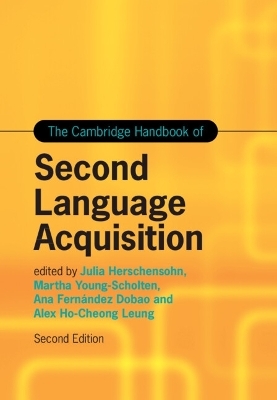 The Cambridge Handbook of Second Language Acquisition - 