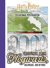Harry Potter 20 Ausmal-Postkarten: Greetings from Hogwarts, Hogsmeade, and beyond!