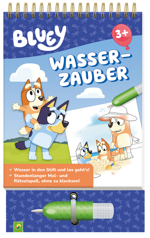 Bluey Wasserzauber: Einfach mit Wasser malen!