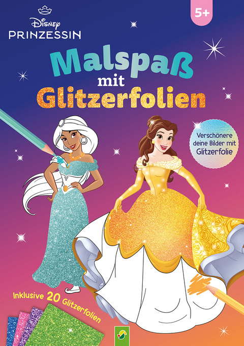 Disney Prinzessin Malspa&szlig; mit Glitzerfolien