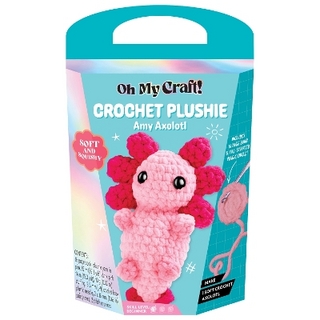 OMC Midi Crochet Plushie Amy Axolotl