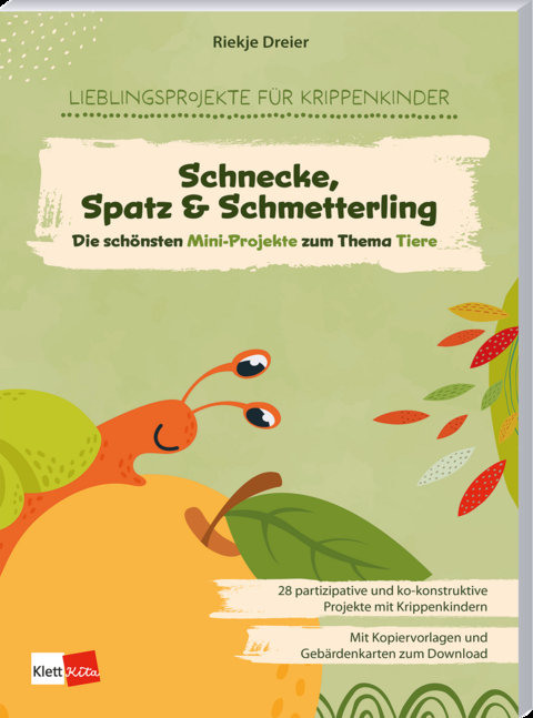 Die schönsten Mini-Projekte zum Thema Tiere: Schnecke, Spatz & Schmetterling - Riekje Dreier