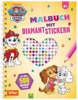 PAW Patrol Malbuch mit Diamantstickern