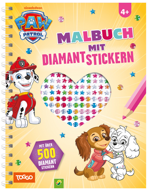 PAW Patrol Malbuch mit Diamantstickern