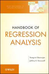 Handbook of Regression Analysis - Samprit Chatterjee, Jeffrey S. Simonoff