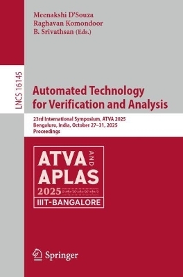 Automated Technology for Verification and Analysis - 
