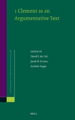 1 Clement as an Argumentative Text