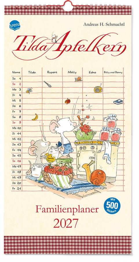 Tilda Apfelkern. Familienplaner 2027 - Andreas H. Schmachtl