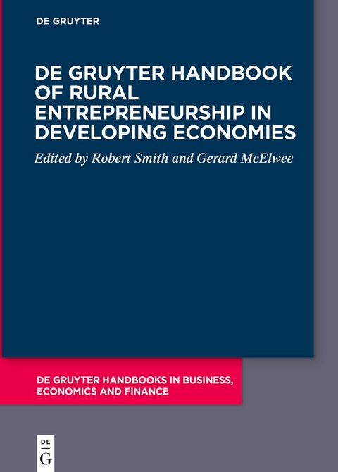 De Gruyter Handbook of Rural Entrepreneurship in Developing Economies - 