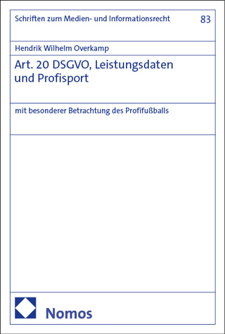 Art. 20 DSGVO, Leistungsdaten und Profisport