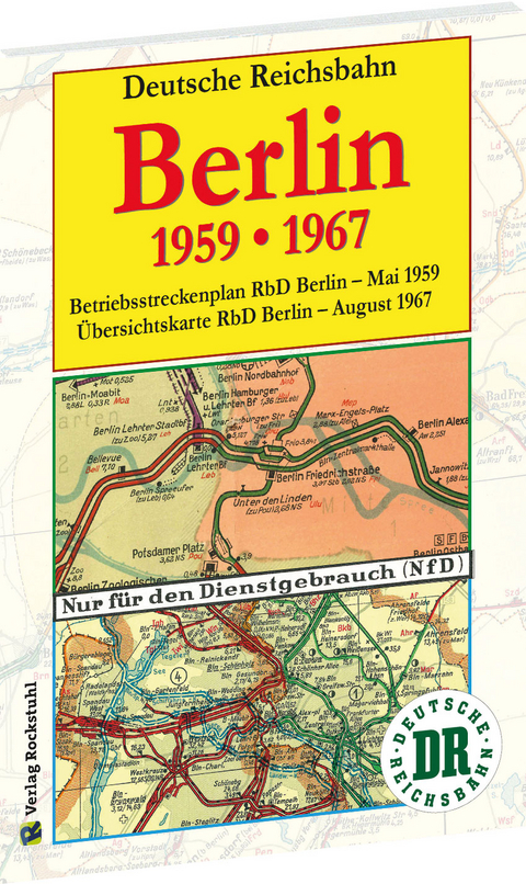 &Uuml;bersichtskarten der Reichsbahndirektion Berlin im Mai 1959 und August 1967 - 