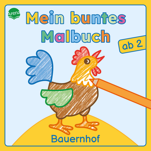 Mein buntes Malbuch ab 2. Bauernhof - Izabella Markiewicz