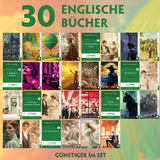 30 englische B&uuml;cher A2-B2 (+ Audio-Online) - Arthur Conan Doyle, Gilbert Keith Chesterton, Oscar Wilde, Edgar Allan Poe, Charles Dickens, Lewis Carroll, L. Frank Baum, John Ruskin, Hector Hugh Munro (Saki), F. Scott Fitzgerald, George Orwell, Mark Twain, Herbert George Wells