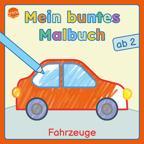 Mein buntes Malbuch ab 2. Fahrzeuge - Izabella Markiewicz