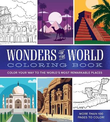 Wonders of the World Coloring Book -  Editors of Chartwell Books
