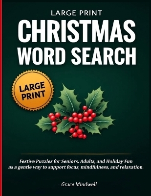 Christmas Word Search Large Print - Grace Mindwell