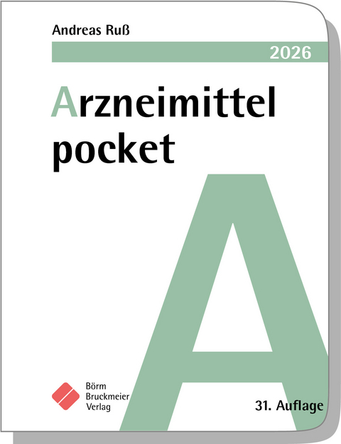 Arzneimittel pocket 2026 - Andreas Ru&szlig;