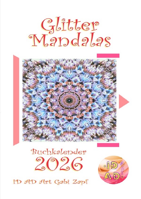 Glitter Mandalas Buchkalender 2026 - Gabi Zapf