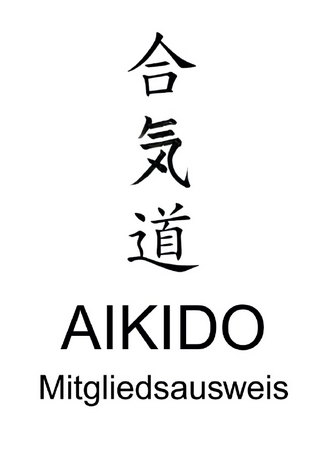 Aikido Ausweis