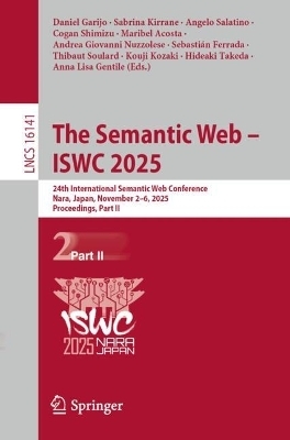 The Semantic Web &ndash; ISWC 2025 - 