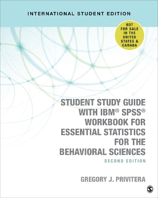 Student Study Guide With IBM® SPSS® Workbook for Essential Statistics for the Behavioral Sciences - International Student Edition